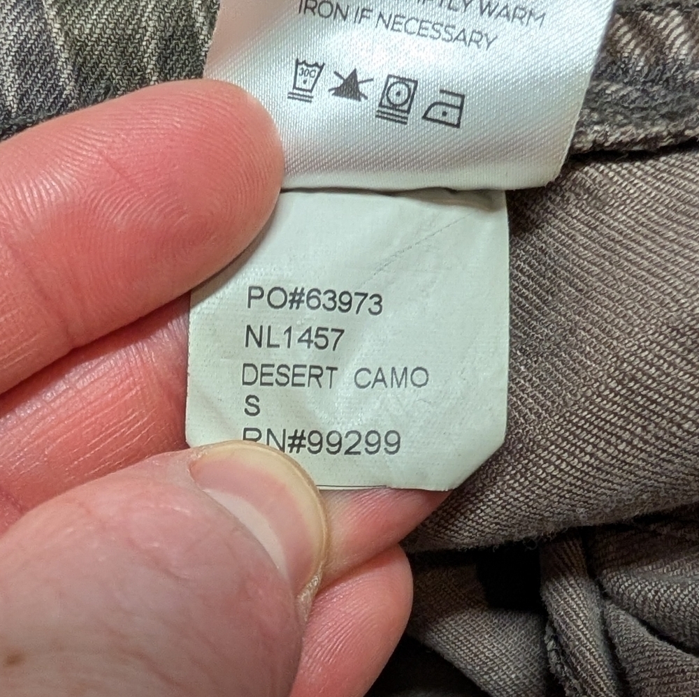 Level 99 Linen Blend Desert Camo Women's Shorts Small - Picture 6 of 8